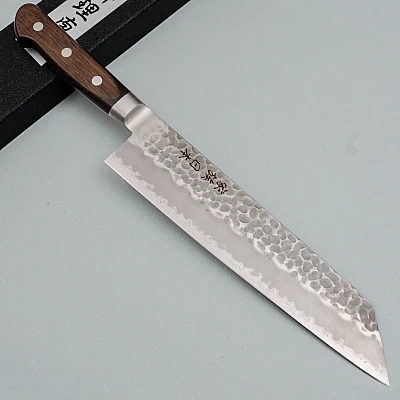 Kazoku Aogami Super Yo Migaki Brown Kiritsuke 21 cm