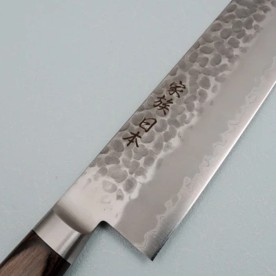 Kazoku Aogami Super Yo Migaki Brown Kiritsuke 21 cm