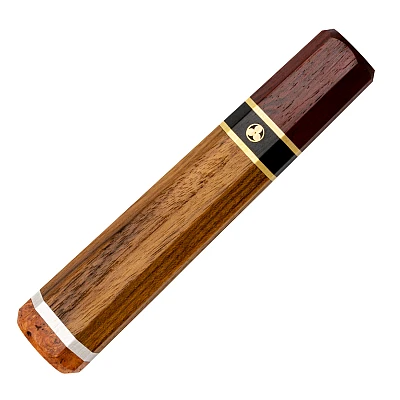 Handvat Gouden Teak Ocatagon