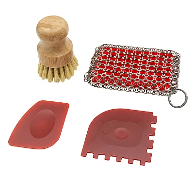 Kazoku Wartungsset für Gusseisen und Stahlblech