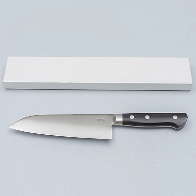 Kazoku Aogami #2 Migaki Santoku 18 cm