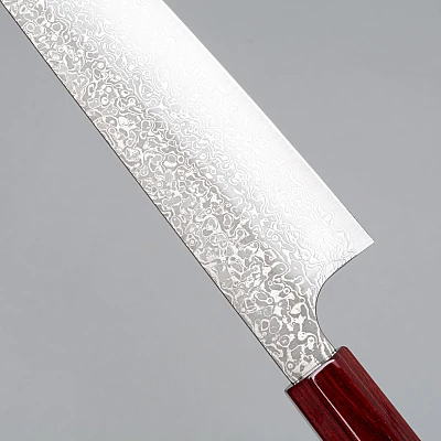 Kei Kobayashi SG-2 Damask Red Gyuto 21 cm