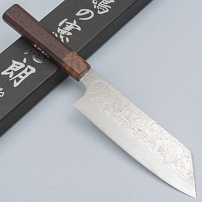 Kenshiro Hatono SG2 Damast Polished Wenge Bunka 18 cm