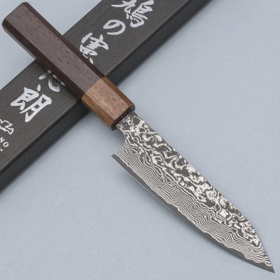 Kenshiro Hatono SG2 Nickel Damast Wenge Petty 13.5 cm