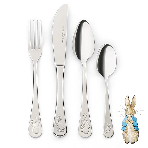 Kinderbestek Beatrix Potter 4-delig