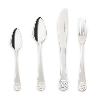 Kinderbestek Van Kempen en Begeer Beer 4-delig