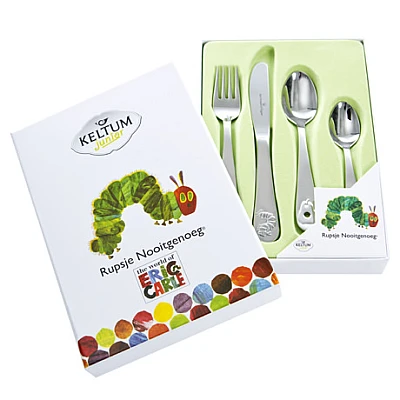 Kinderbestek Rupsje Nooitgenoeg