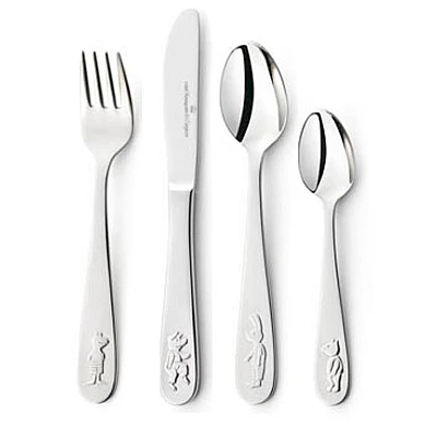 Kinderbestek Kempen en Begeer Kikker 4 Delig 