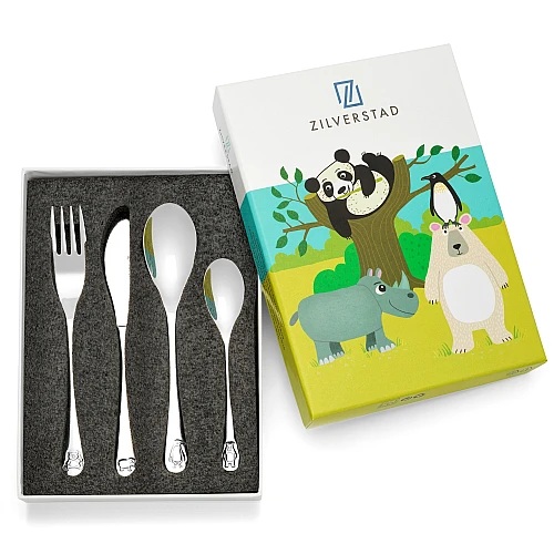 Zilverstad Kinderbestek Wildlife