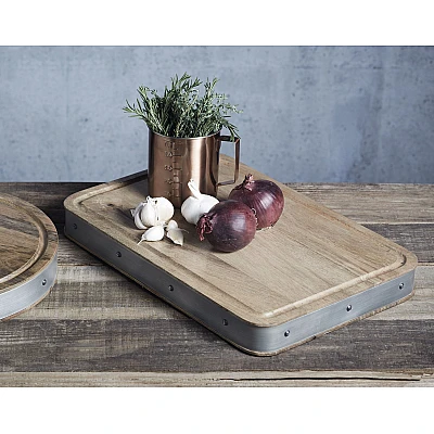 Kitchencraft Chopping Block Mango Wood 47 x 31 x 5 cm