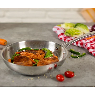 Kuhn Rikon RVS Koekenpan 28 cm