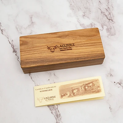 Laguiole and Aubrac Waiter's Knife Olive Wood