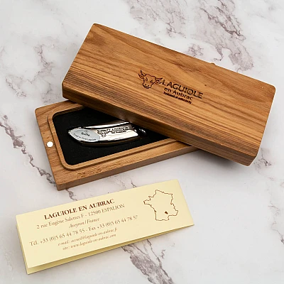 Laguiole and Aubrac Waiter's Knife Olive Wood