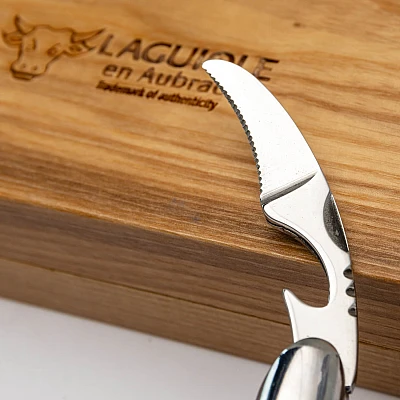Laguiole and Aubrac Waiter's Knife Olive Wood
