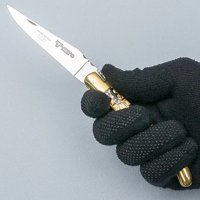 Laguiole en Aubrac Zakmes Gold Glitter Brass 12 cm