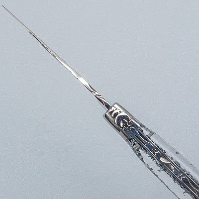 Laguiole en Aubrac Zakmes Silver Glitter 12 cm