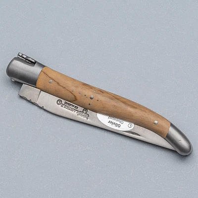 Laguiole en Aubrac Zakmes Olijfhout 12 cm