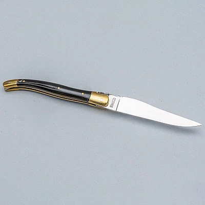 Laguiole en Aubrac Zakmes Hoorn Zwart 12 cm