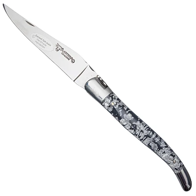 Laguiole en Aubrac Zakmes Silver Glitter 12 cm