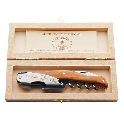 Laguiole Waiter's Knife Olive Wood Jean Dubost