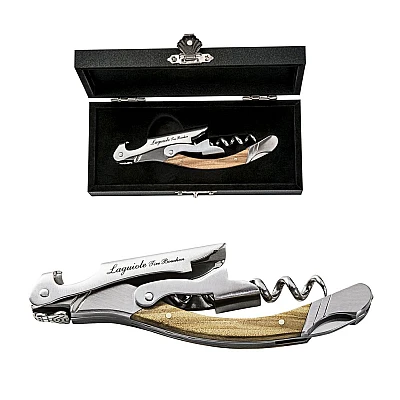 Laguiole Kelnersmes Style de Vie Olijfhout