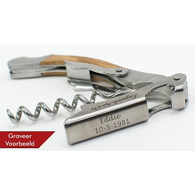 Laguiole Waiter's Knife Style de Vie Olive Wood