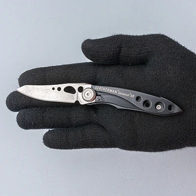 Leatherman Skeletool KB Zakmes RVS/Zwart