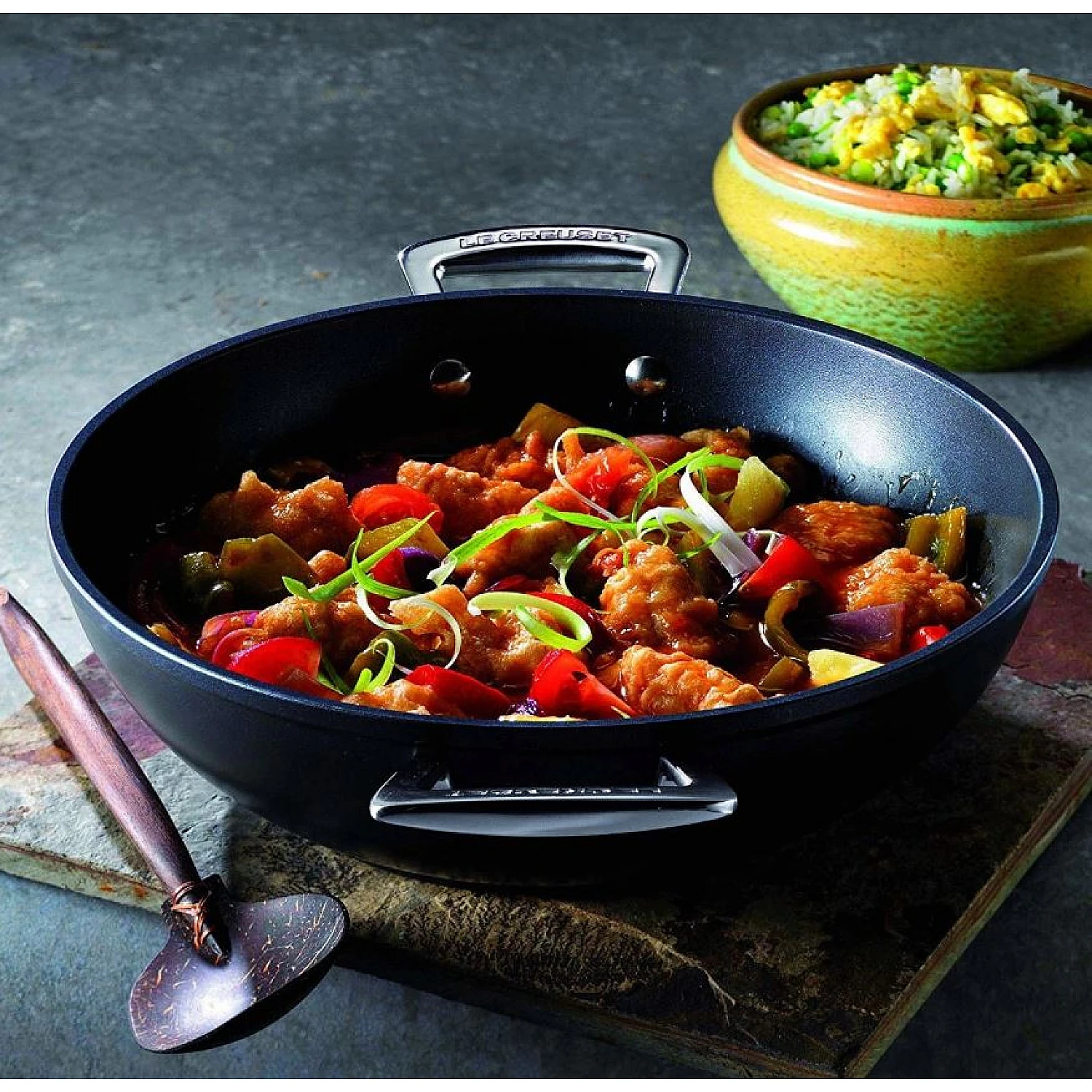 Le Creuset Les Forgees Wok 28cm | 2020 Newest Version | Knivesworld.eu