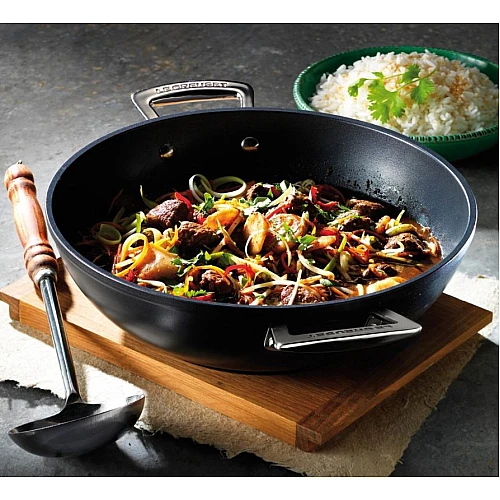 le creuset tns les forgees wok 32cm