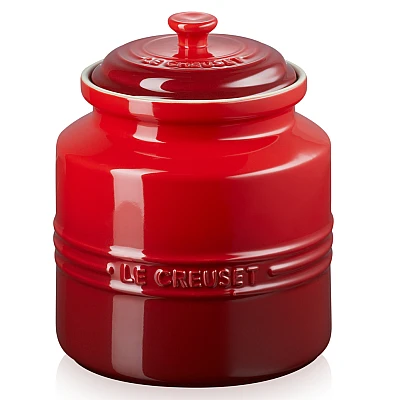 Le Creuset Cookie Jar Red