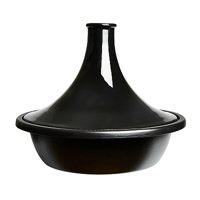 Le Creuset Gietijzeren Tajine Zwart 31 cm