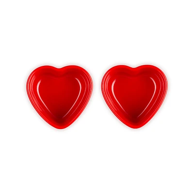 Le Creuset Ramekin Heart Bowls 2 Pieces 300 ml 