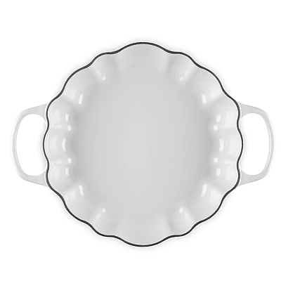 Le Creuset Signature Campagnard Pompoen Wit 28 cm