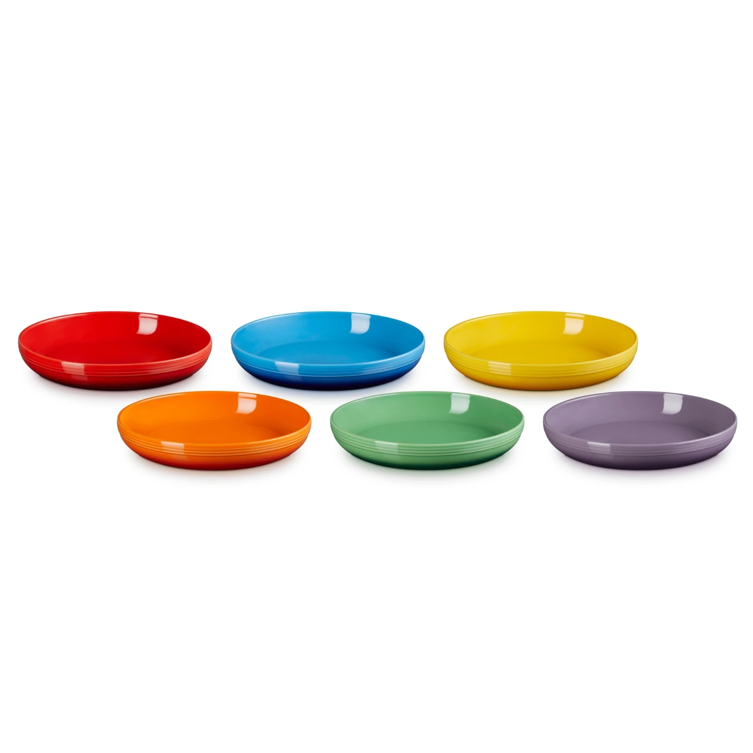 Le Creuset Diepe Borden Coupe Collectie Rainbow 6 Kleuren (2025
