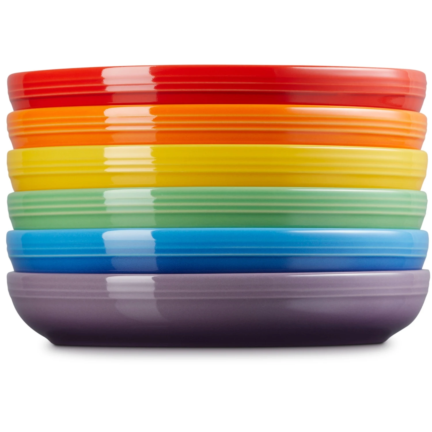 Le Creuset Diepe Borden Coupe Collectie Rainbow 6 Kleuren (2025