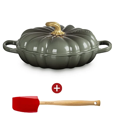 Le Creuset Signature Campagnard Pompoen Thyme 28 cm