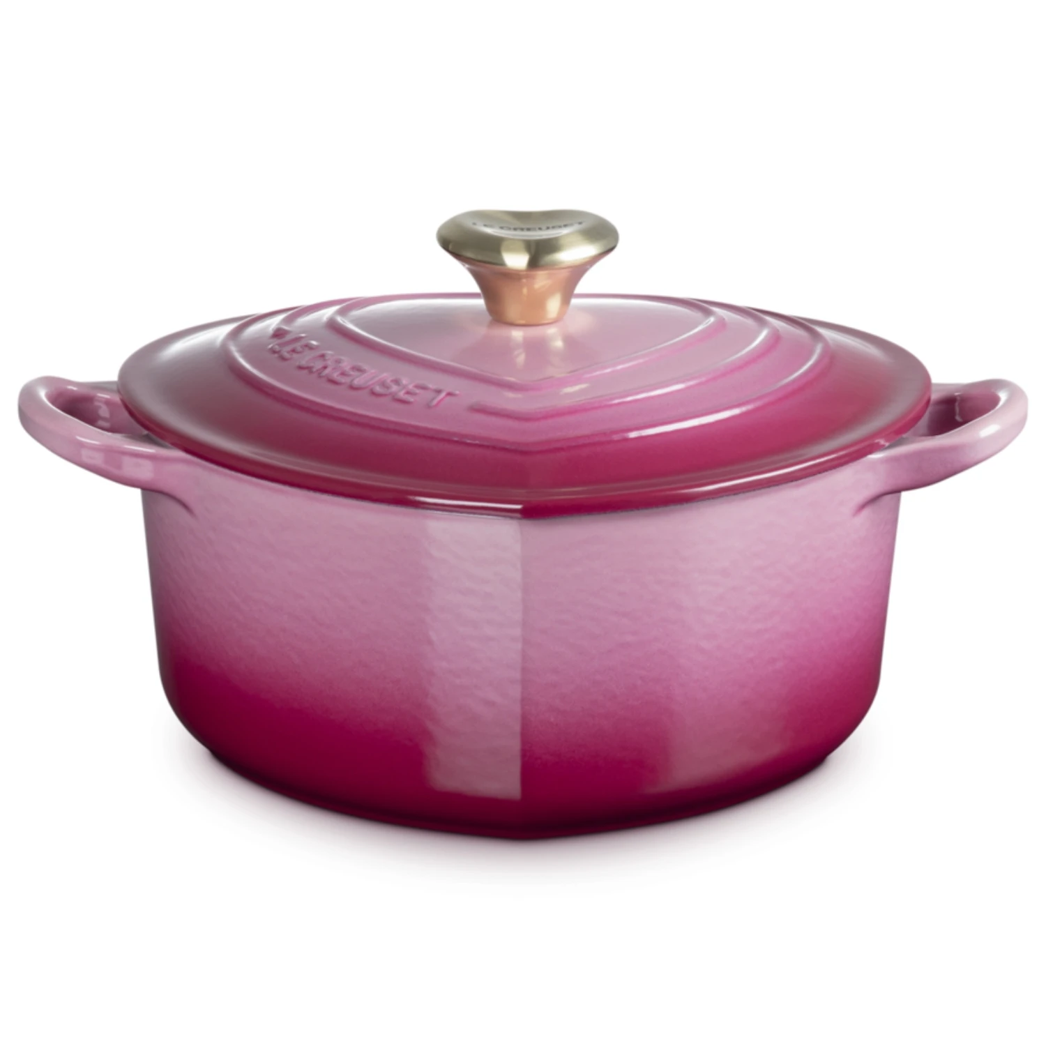 Le Creuset Signature Casserole Heart Shape 20 cm Berry