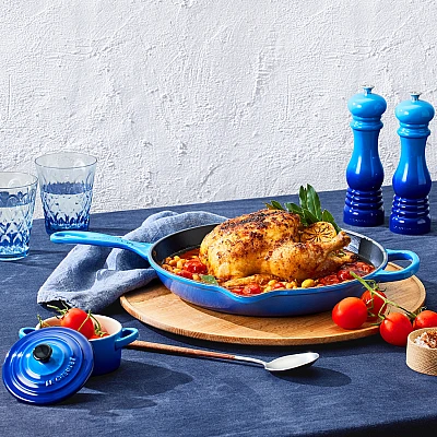 Le Creuset Cocotte Azure 4 pieces