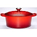 Le Creuset Signature Bräter 24 cm Kirsche Rot