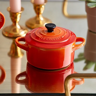 Le Creuset Cocotte Orange Red