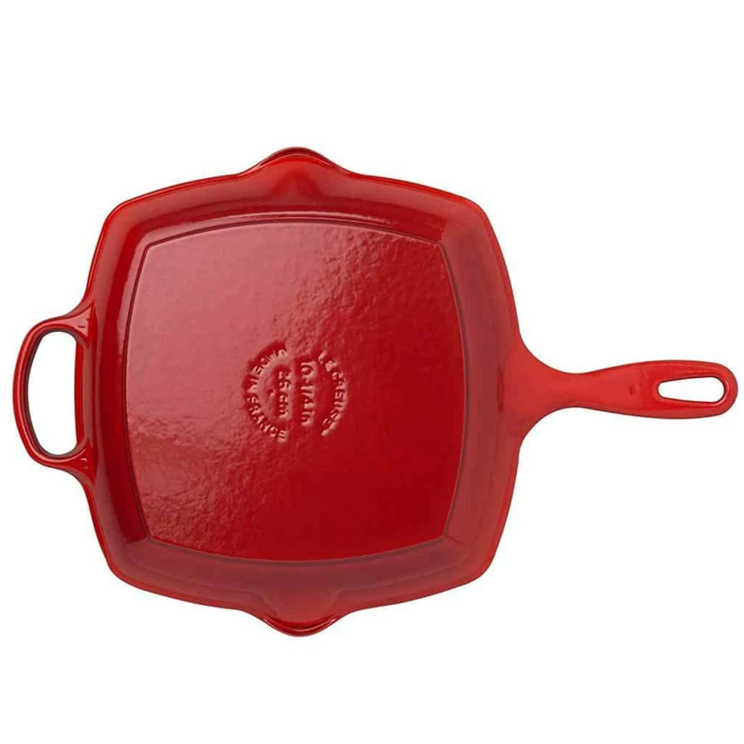 Le Creuset Grill Pan Square 26cm in red | Knivesworld.eu