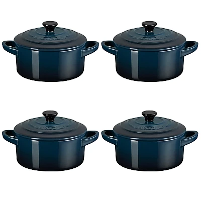 Le Creuset Cocotte Nuit (4 stuks)