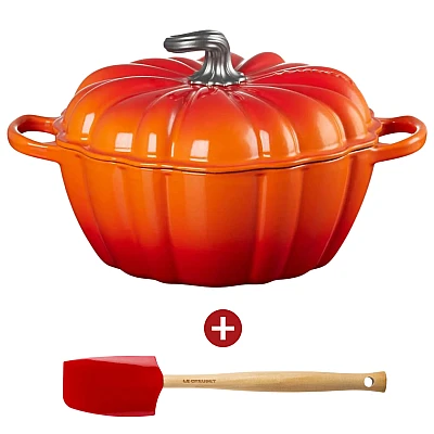 Le Creuset Signature Braadpan Pompoen 24 cm Oranjerood 