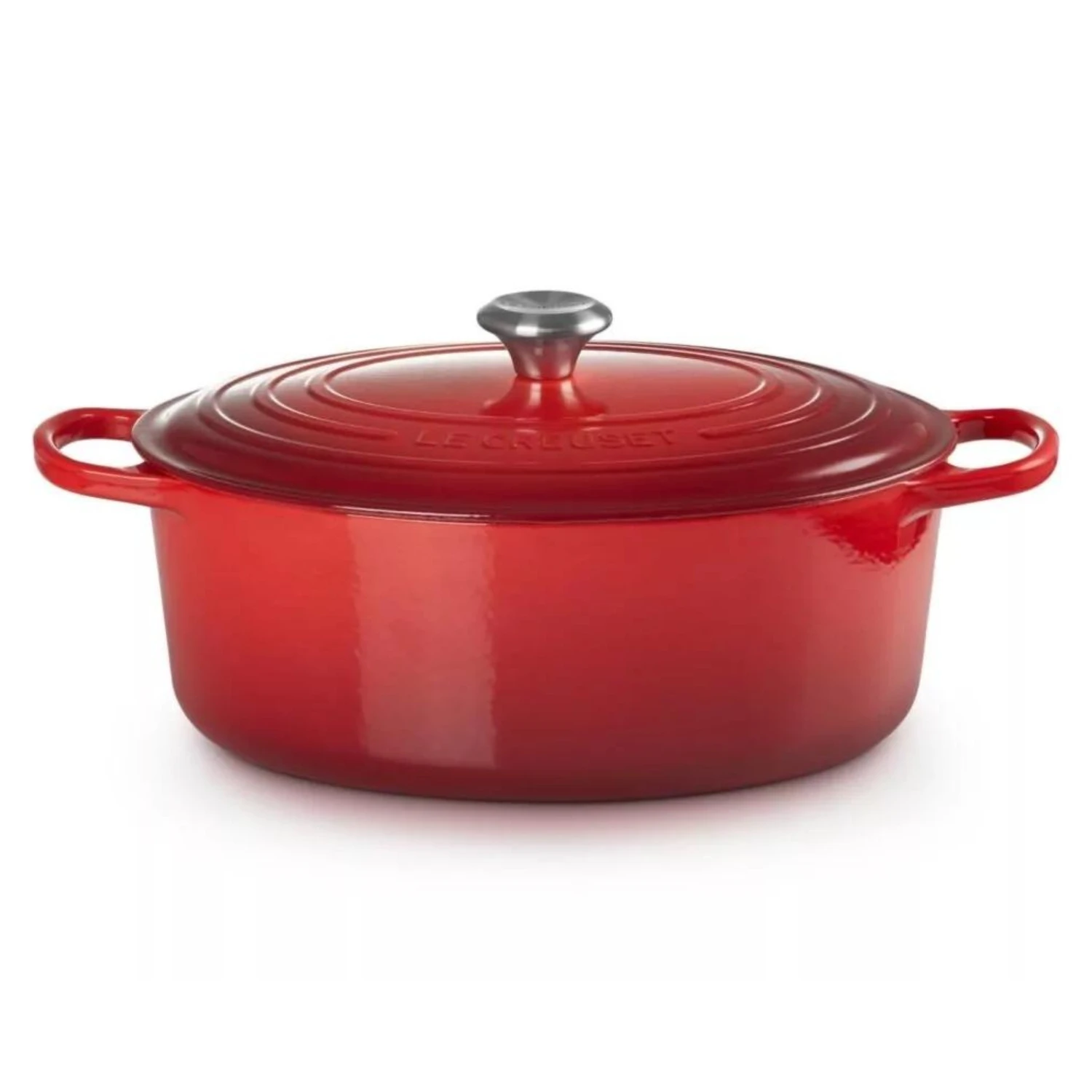 Le Creuset Signature Braadpan Ovaal 35 cm Kersenrood - Kijk op