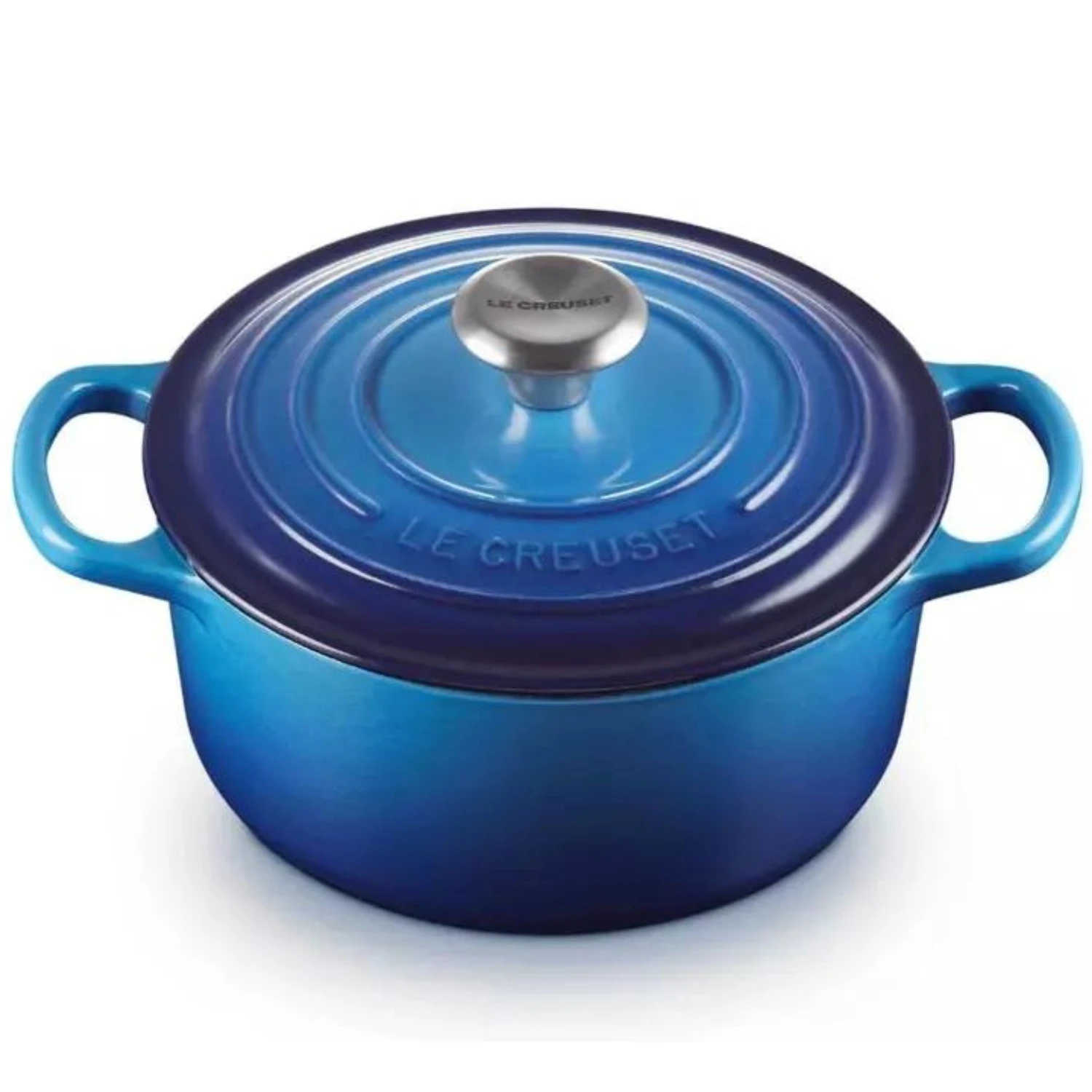 LE CREUSET ブルー　26 Le Creuset Signature Casserole 26 cm Azure Blue | Knivesworld.eu
