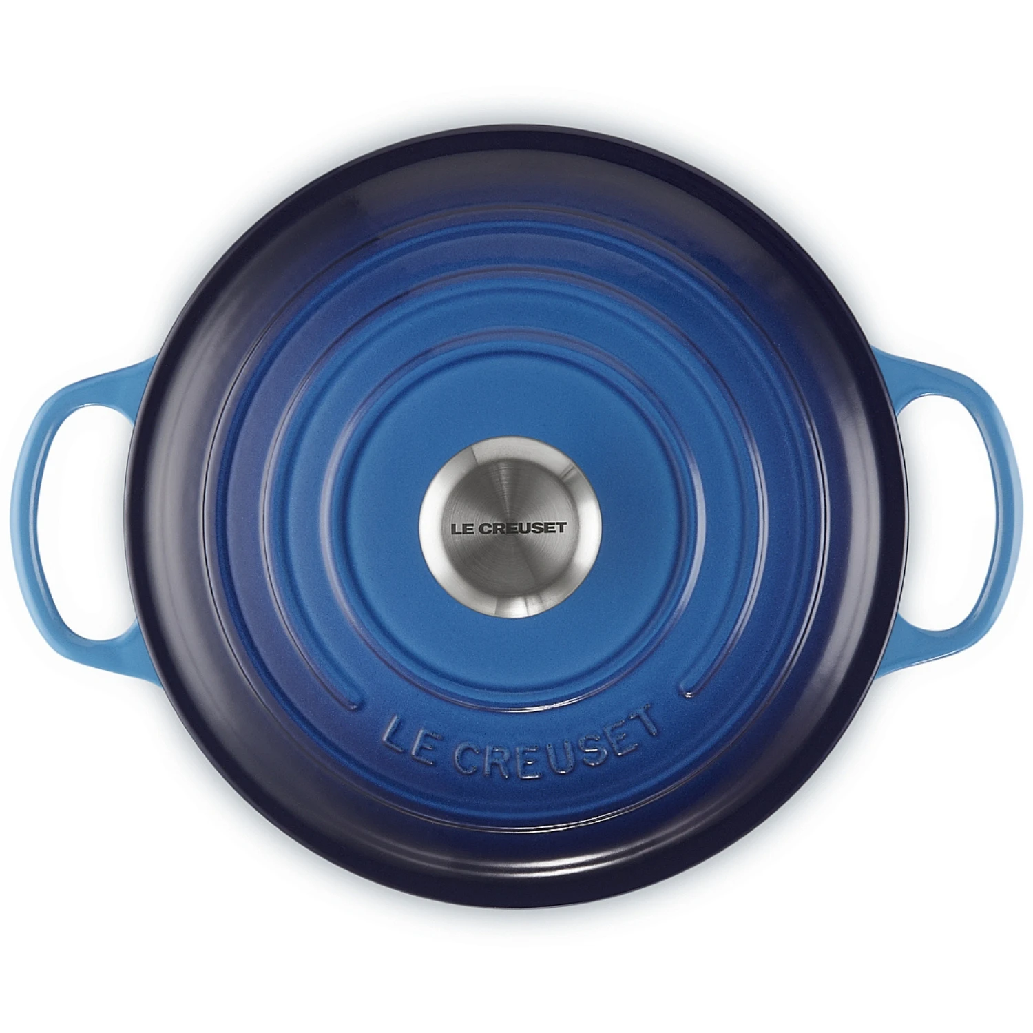 LE CREUSET ブルー　26 Le Creuset Signature Casserole 26 cm Azure Blue | Knivesworld.eu