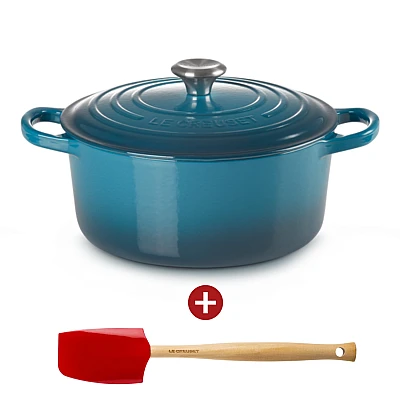 Le Creuset Signature Braadpan 24 cm Deep Teal