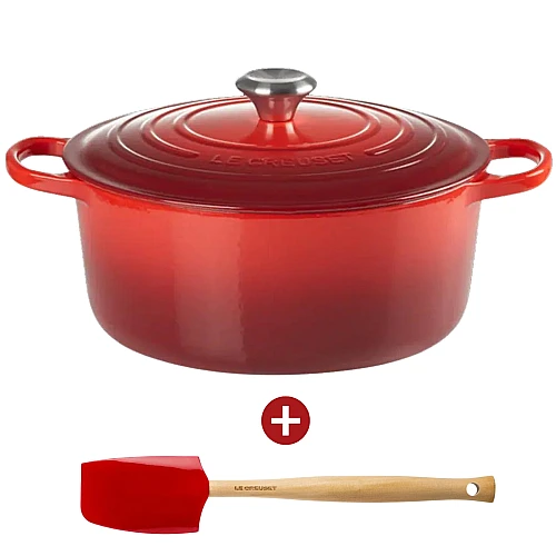 Le Creuset Signature Bräter 24 cm Kirsche Rot