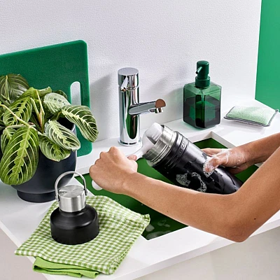 Le Creuset Drinkfles On The Go Mat Zwart 1000 ml