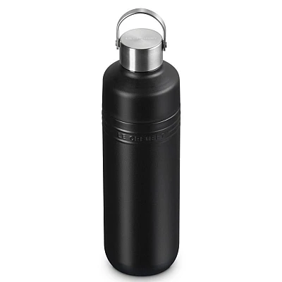 Le Creuset Drinkfles On The Go Mat Zwart 1000 ml